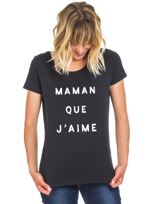 T-shirt Dames - MAMAN QUE J'AIME 2 WAF - Kiabi T-shirt Dames - MAMAN QUE J'AIME 2 WAF - Kiabi