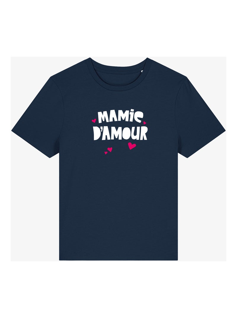 T-shirt Dames - MAMIE D'AMOUR Marineblauw - Kiabi