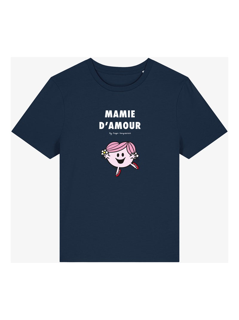 T-shirt Dames - MAMIE D'AMOUR Marineblauw - Kiabi