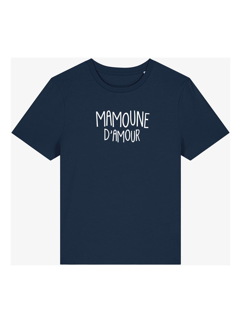 T-shirt Dames - MAMOUNE D'AMOUR Marineblauw - Kiabi
