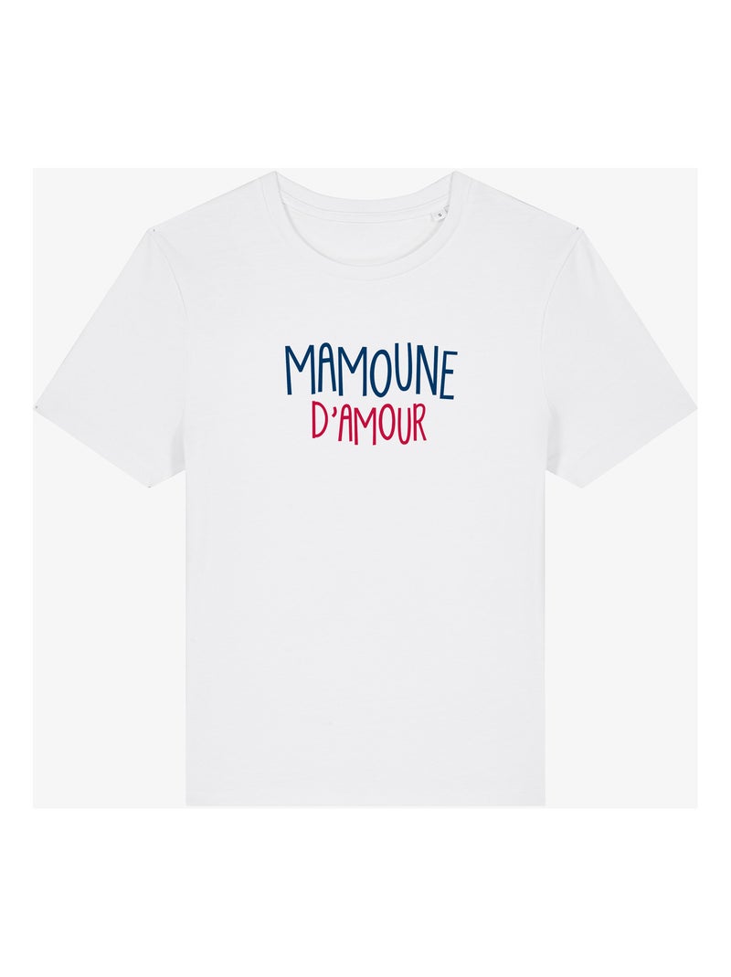 T-shirt Dames - MAMOUNE D'AMOUR Wit - Kiabi