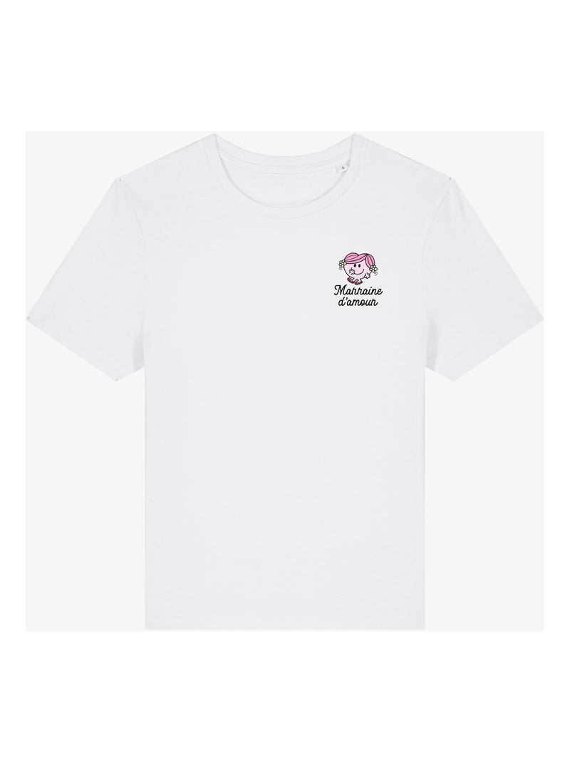 T-shirt Dames - MARRAINE D AMOUR COEUR Wit - Kiabi