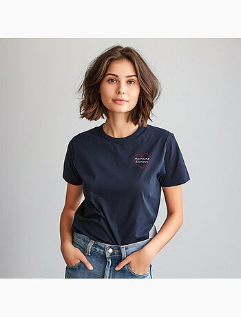 T-shirt Dames - MARRAINE D'AMOUR - COEUR
