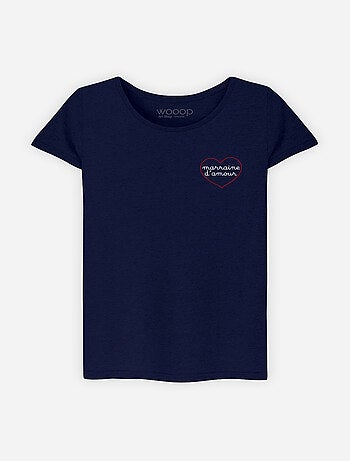 T-shirt Dames - MARRAINE D'AMOUR - COEUR