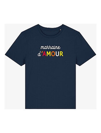 T-shirt Dames - MARRAINE D'AMOUR COLORÉE WAF