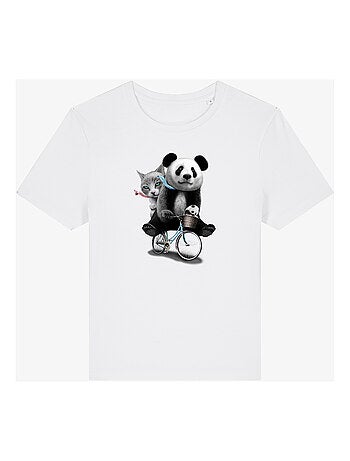 T-shirt Dames - PANDA BICYCLE