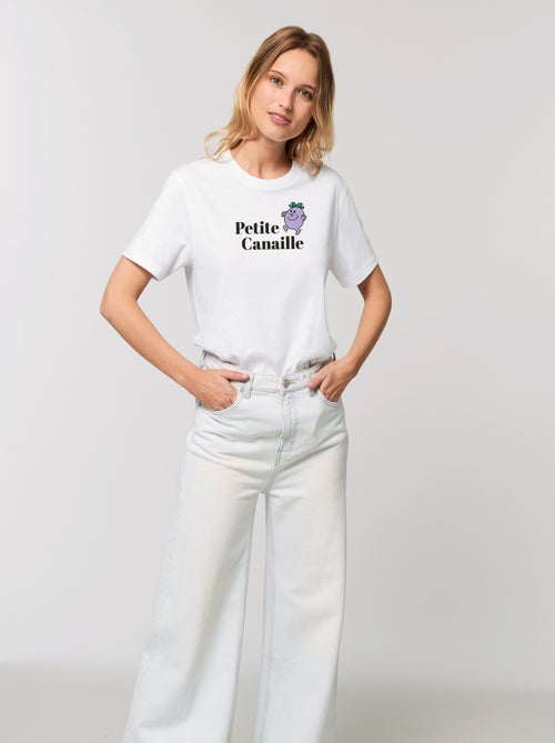 T-shirt Dames - PETITE CANAILLE FACE - Kiabi