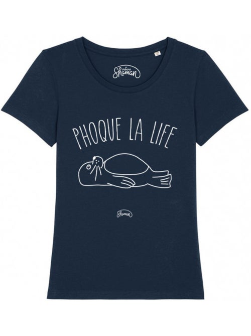 T-shirt Dames - PHOQUE LA LIFE - Kiabi T-shirt Dames - PHOQUE LA LIFE - Kiabi