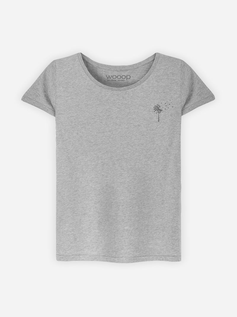 T-shirt Dames - PISSENLIT Gemêleerd grijs - Kiabi
