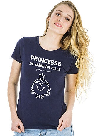 T-shirt Dames - PRINCESSE DE MÈRE EN FILLE