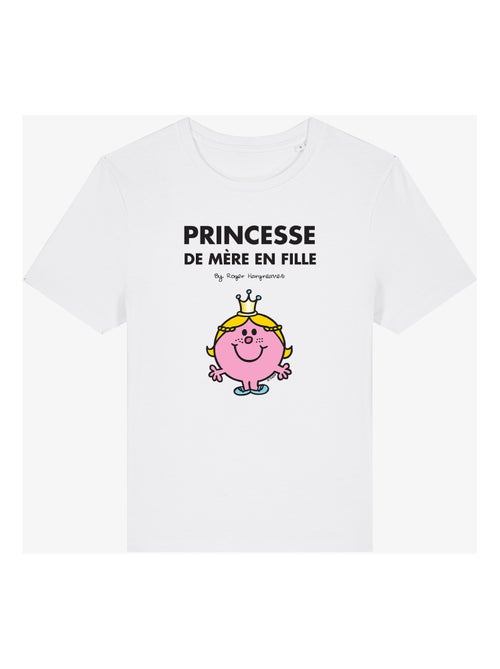 T-shirt Dames - PRINCESSE DE MÈRE EN FILLE - Kiabi