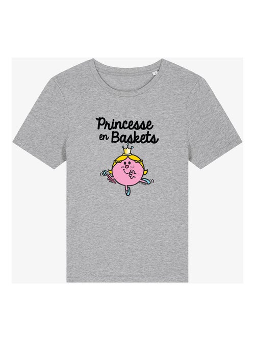 T-shirt Dames - PRINCESSE EN BASKET - Kiabi
