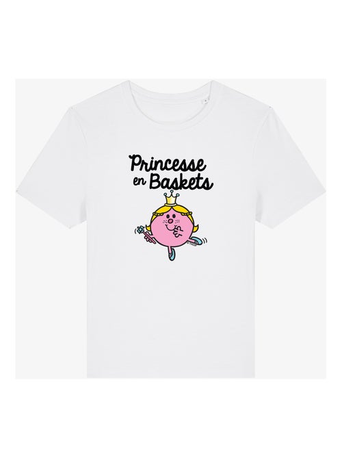 T-shirt Dames - PRINCESSE EN BASKET - Kiabi