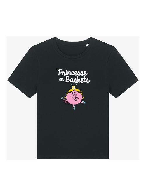T-shirt Dames - PRINCESSE EN BASKET - Kiabi