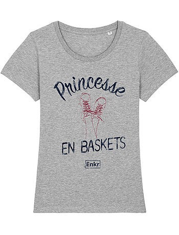 T-shirt Dames - PRINCESSE EN BASKETS