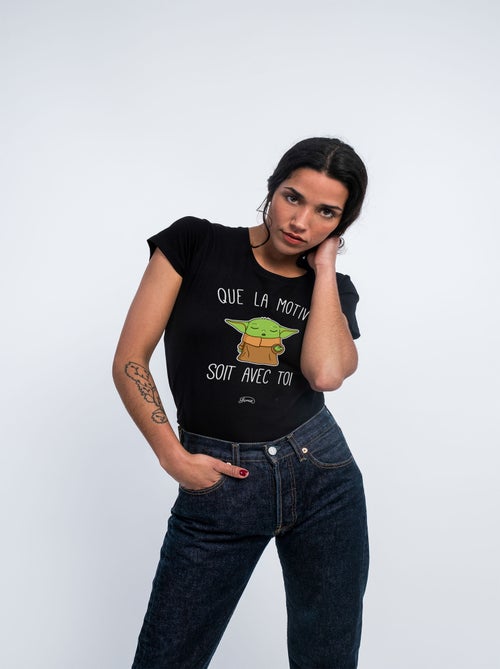 T-shirt Dames - QUE LA MOTIV SOIT AVEC TOI - Kiabi T-shirt Dames - QUE LA MOTIV SOIT AVEC TOI - Kiabi