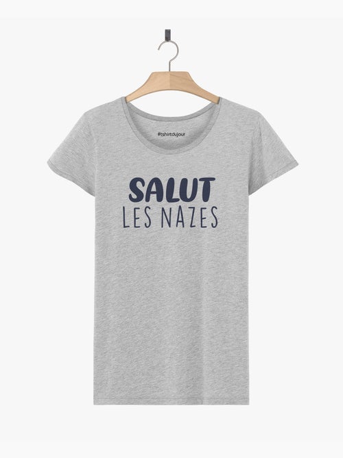 T-shirt Dames - SALUT LES NAZES - Kiabi