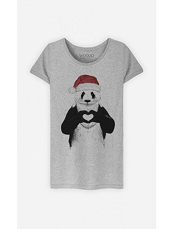 T-shirt Dames - SANTA PANDA