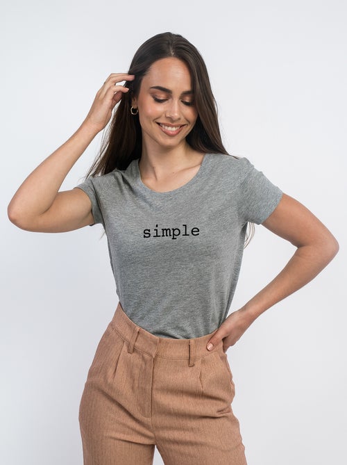 T-shirt Dames - SIMPLE - Kiabi T-shirt Dames - SIMPLE - Kiabi