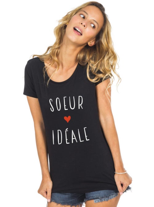 T-shirt Dames - SŒUR IDEALE - Kiabi T-shirt Dames - SŒUR IDEALE - Kiabi