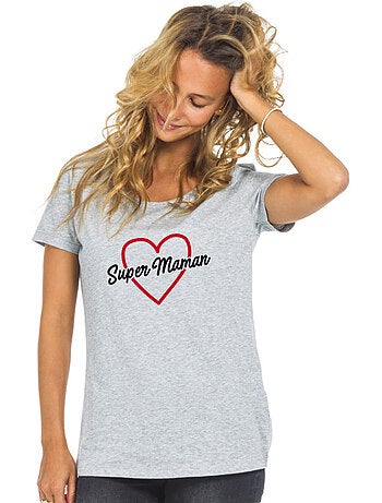T-shirt Dames - SUPER MAMAN 2 WAF