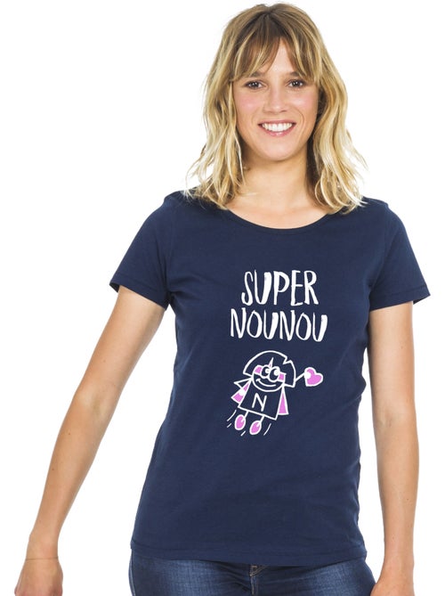 T-shirt Dames - SUPER NOUNOU - Kiabi