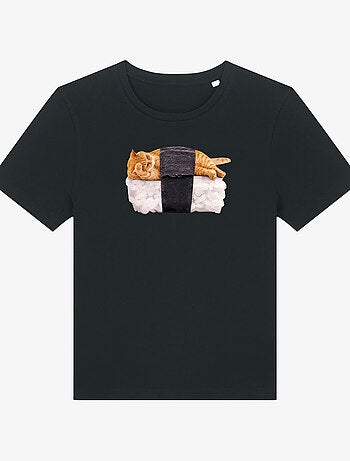 T-shirt Dames - SUSHI CAT