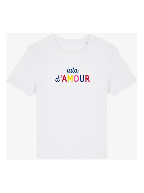 T-shirt Dames - TATA D'AMOUR COLORÉE WAF - Kiabi