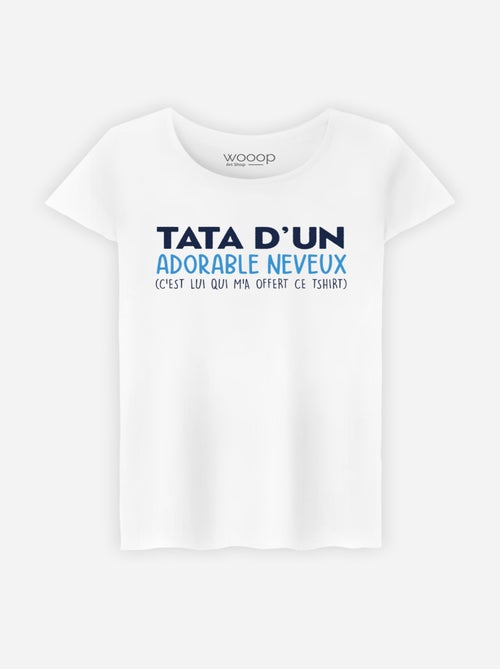 T-shirt Dames - TATA D'UN ADORABLE NEVEUX - Kiabi