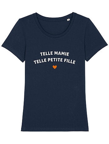 T-shirt Dames - TELLE MAMIE TELLE PETITE-FILLE WAF
