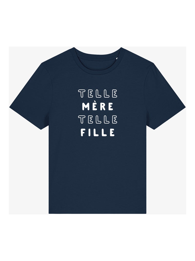 T-shirt Dames - TELLE MÈRE TELLE FILLE 2 MPT Marineblauw - Kiabi