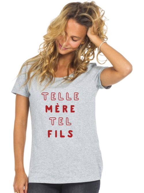 T-shirt Dames - TELLE MÈRE TELLE FILS MPT - Kiabi T-shirt Dames - TELLE MÈRE TELLE FILS MPT - Kiabi