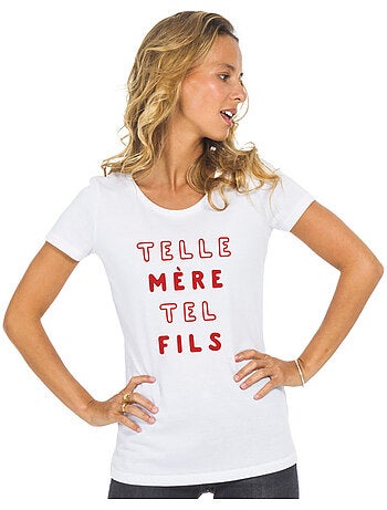 T-shirt dames - telle mère telle fils mpt