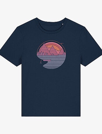 T-shirt Dames - THE MOUNTAINS ARE CALLING