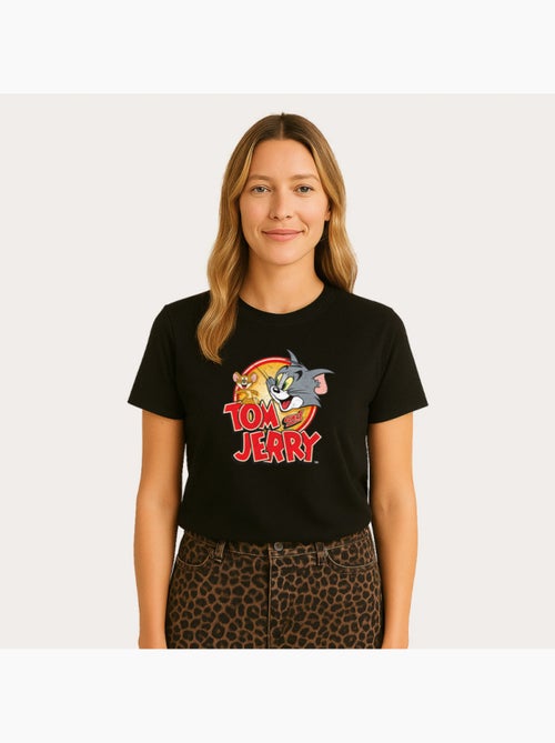 T-shirt Dames - TOM AND JERRY VINTAGE GRAPHIC - Kiabi T-shirt Dames - TOM AND JERRY VINTAGE GRAPHIC - Kiabi