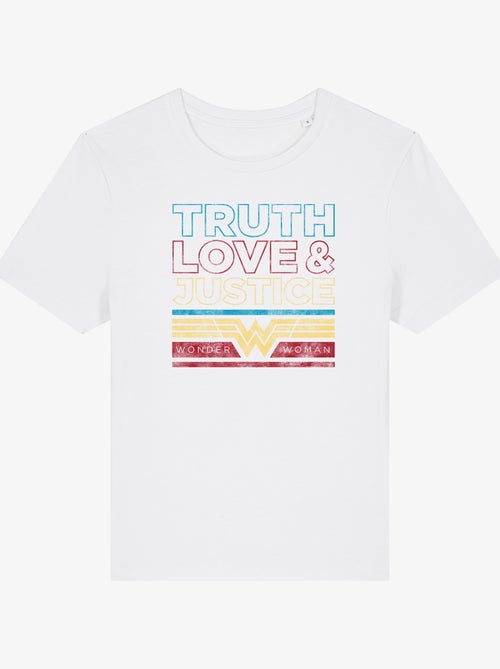 T-shirt Dames - TRUTH LOVE & JUSTICE WONDER WOMAN - Kiabi T-shirt Dames - TRUTH LOVE & JUSTICE WONDER WOMAN - Kiabi