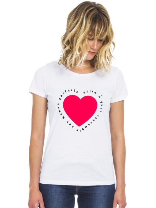 T-shirt Dames - VOILÀ À QUOI RESSEMBLE UNE MAMAN PARFAITE - Kiabi T-shirt Dames - VOILÀ À QUOI RESSEMBLE UNE MAMAN PARFAITE - Kiabi