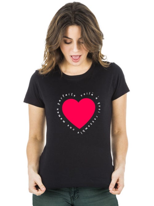 T-shirt Dames - VOILÀ À QUOI RESSEMBLE UNE MAMAN PARFAITE - Kiabi T-shirt Dames - VOILÀ À QUOI RESSEMBLE UNE MAMAN PARFAITE - Kiabi