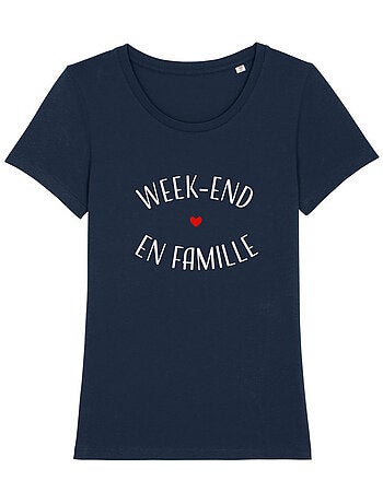 T-shirt dames - week-end en famille