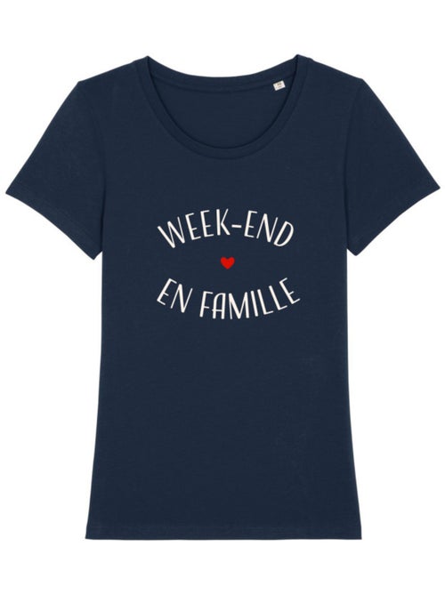 T-shirt Dames - WEEK-END EN FAMILLE - Kiabi T-shirt Dames - WEEK-END EN FAMILLE - Kiabi