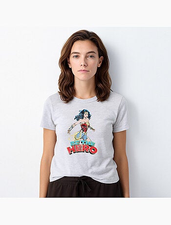 T-shirt Dames - WONDER WOMAN BE THE HERO 2