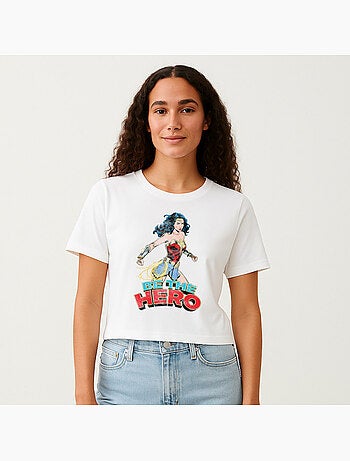 T-shirt Dames - WONDER WOMAN BE THE HERO 2