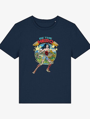 T-shirt Dames - WONDER WOMAN BE THE HERO