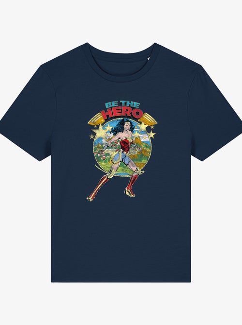 T-shirt Dames - WONDER WOMAN BE THE HERO - Kiabi T-shirt Dames - WONDER WOMAN BE THE HERO - Kiabi
