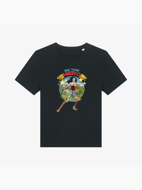 T-shirt Dames - WONDER WOMAN BE THE HERO - Kiabi T-shirt Dames - WONDER WOMAN BE THE HERO - Kiabi