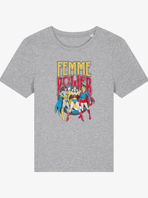 T-shirt Dames - WONDER WOMAN Dames POWER - Kiabi T-shirt Dames - WONDER WOMAN Dames POWER - Kiabi