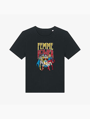 T-shirt Dames - WONDER WOMAN Dames POWER