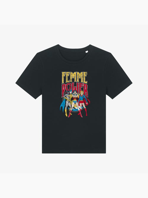 T-shirt Dames - WONDER WOMAN Dames POWER - Kiabi T-shirt Dames - WONDER WOMAN Dames POWER - Kiabi