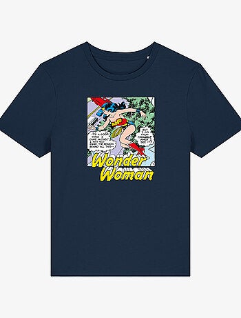 T-shirt Dames - WONDER WOMAN I DO KNOW TROUBLE WHEN I SEE IT
