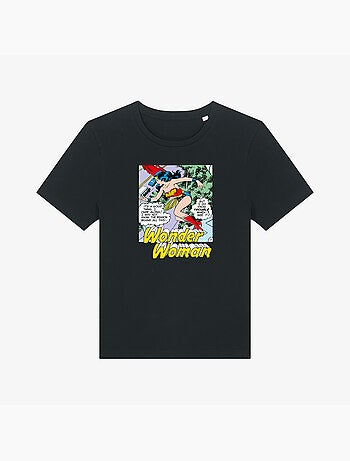 T-shirt Dames - WONDER WOMAN I DO KNOW TROUBLE WHEN I SEE IT